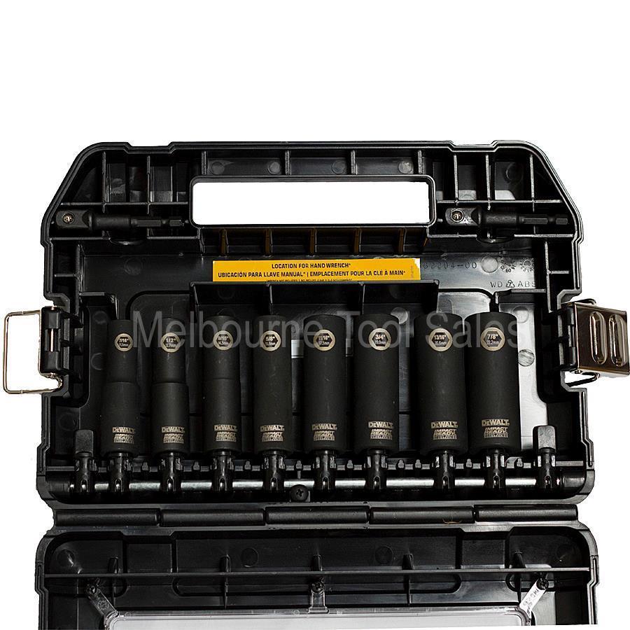 Dewalt Dw22812 10 Piece 1 2 Inch Drive Deep Impact Socket Set Imperial