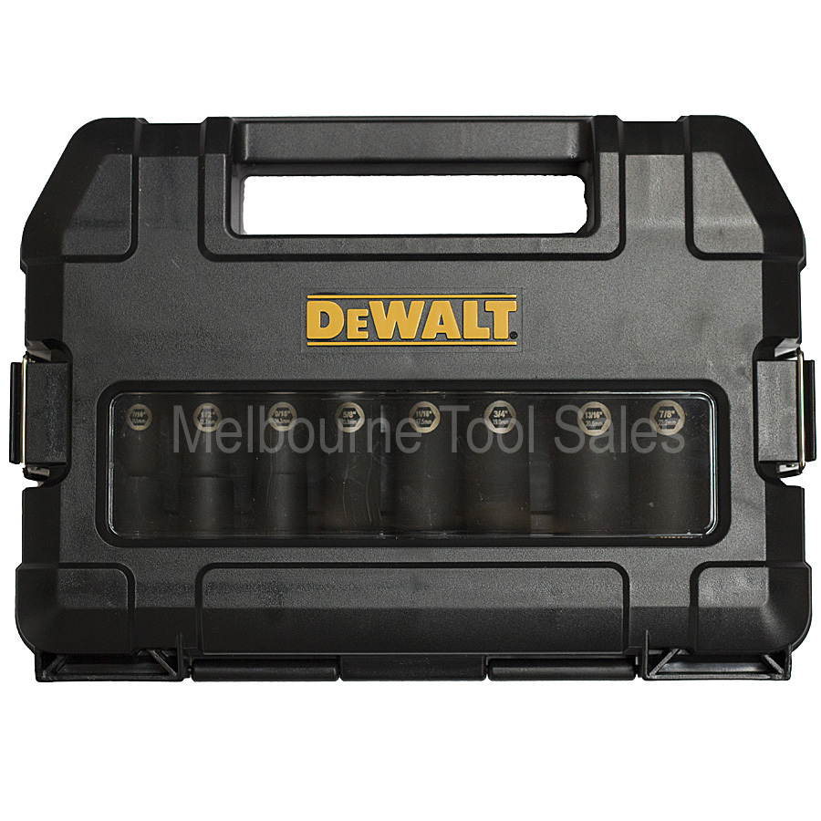 Dewalt Dw Piece Inch Drive Deep Impact Socket Set Imperial