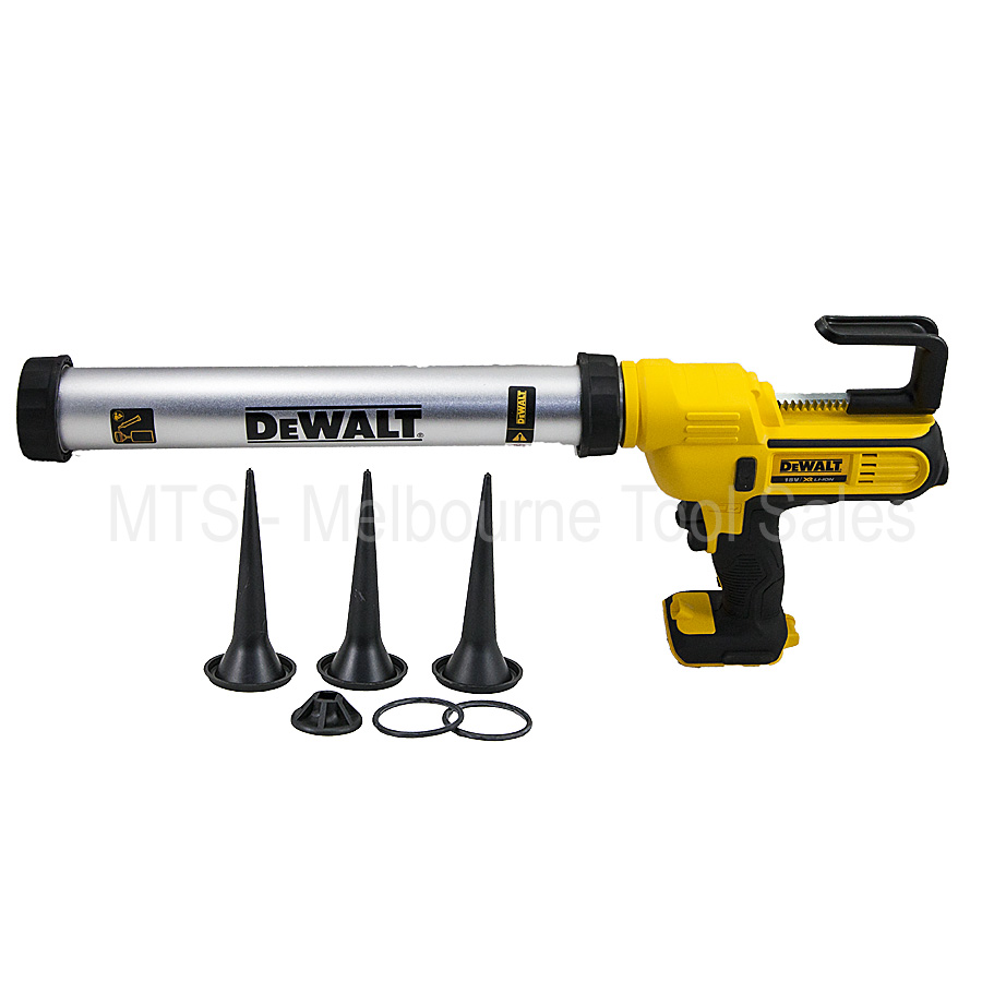 Dewalt 18v Xr Cordless Caulking Silicon Sausage Gun 300 600mm DCE580