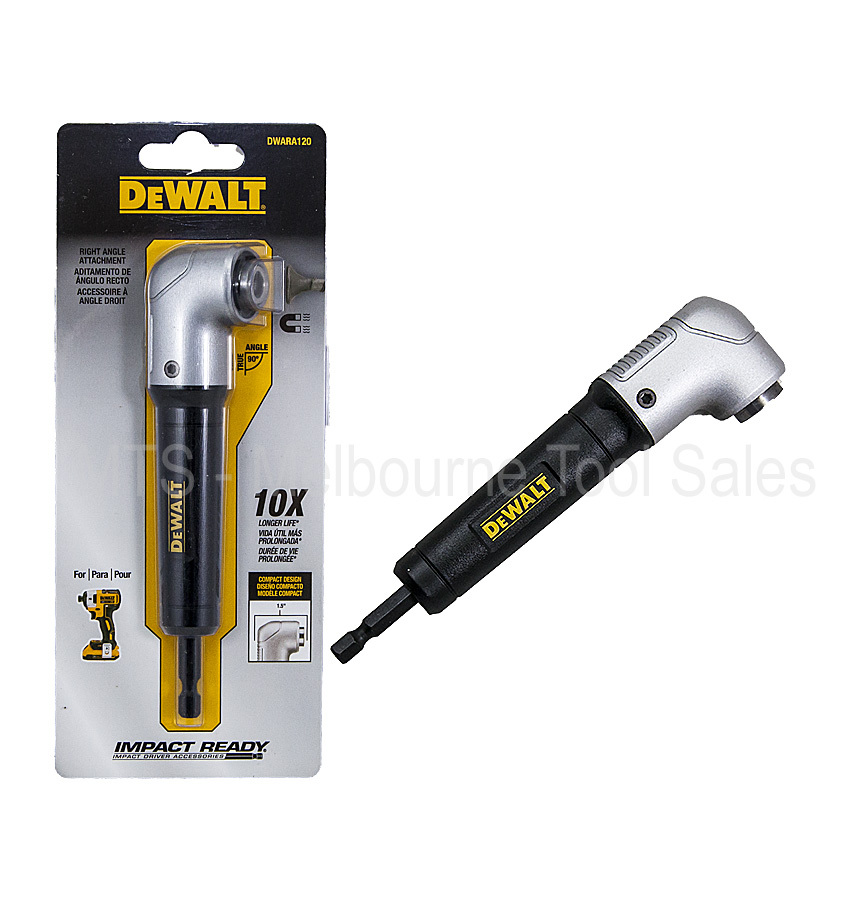 Buy Dewalt Dt71517 Right Angle Drill Attachment With 9 Impact Ready  Screwdriving Bits Online | Melbo